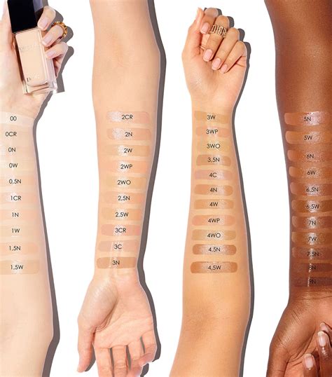 forever glow foundation dior|Dior foundation shade chart.